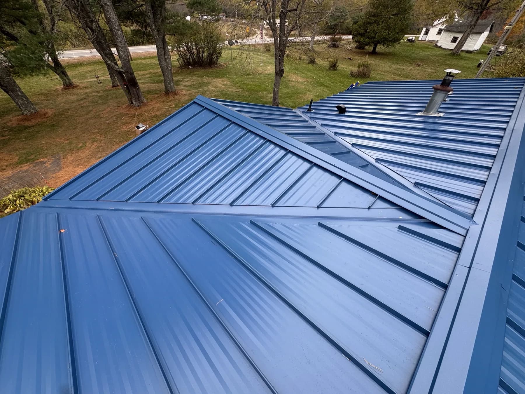Roof-detail close-up used to communicate finish quality and inspection-grade detailing on a Southern Maine GraniteShield project