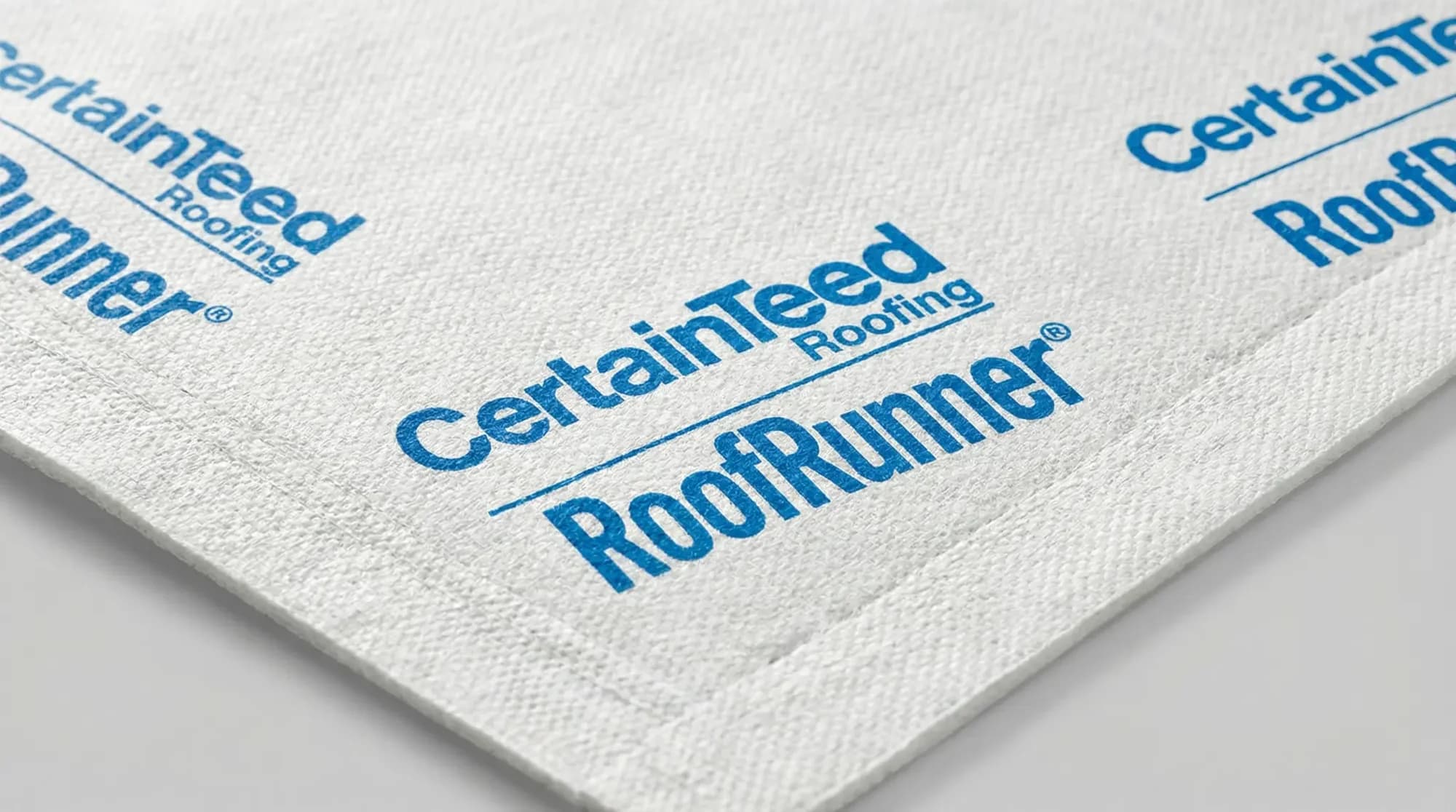 CertainTeed RoofRunner synthetic roofing underlayment - premium moisture barrier protection